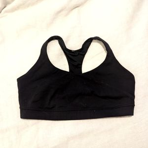 lululemon athletica Black Racerback Sports Bra